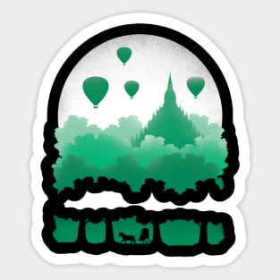 Balloons City Sticker